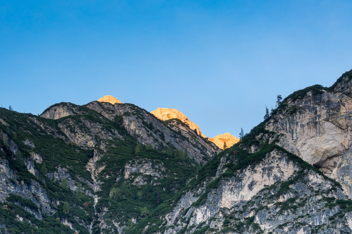 über dem Pragser Wildsee
