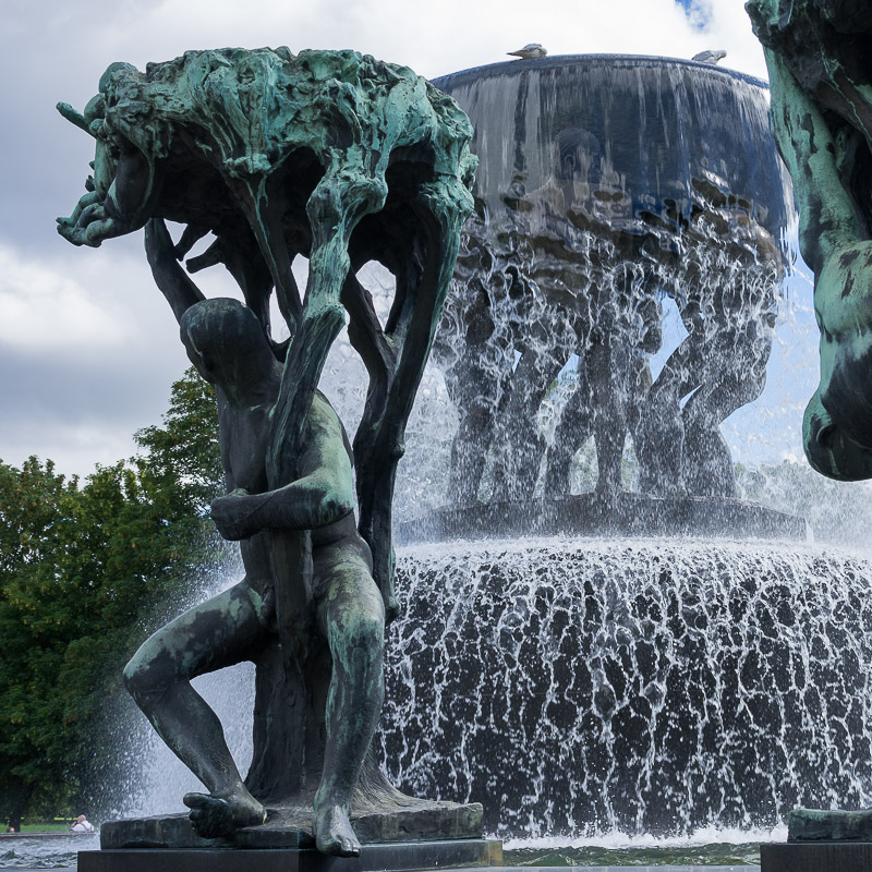 fliessende Tageslast, 
Vigeland Park